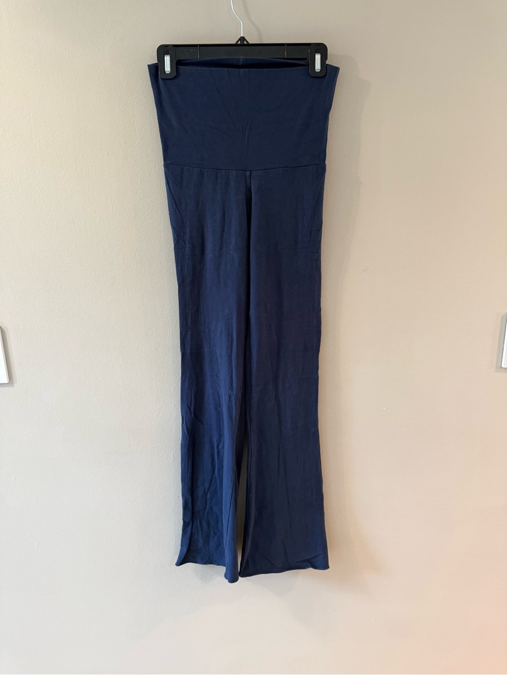 Skims Women's Navy High-Waist Wide-Leg Pants